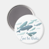 ベルーガ冷蔵庫用マグネットカスタムベルーガホエールマグネット マグネット (正面/裏面)