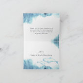 ベルーガ |海ベビーシャワーありがとう サンキューカード (内部)