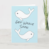 ベルーガGet Whale Soon Card カード (正面)
