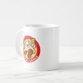 ベルーシの洗面所: 鼻孔Damus コーヒーマグカップ (正面左)