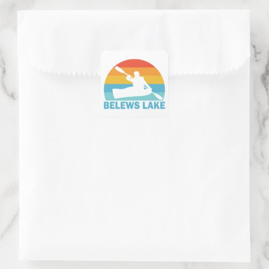 ベルーズレイクノースカロライナ州カヤック スクエアシール (バッグ)