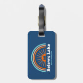 ベルーズレイクノースカロライナ虹 ラゲッジタグ (裏面縦)
