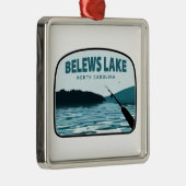 ベルーズレイクノースカロライナ魚釣りロッド メタルオーナメント (右)