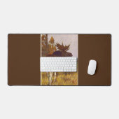 「ベル付きブルエルク」 デスクマット (キーボード&マウス)