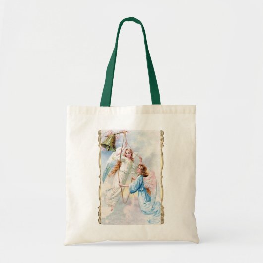 ベル付き天使 トートバッグ (正面)