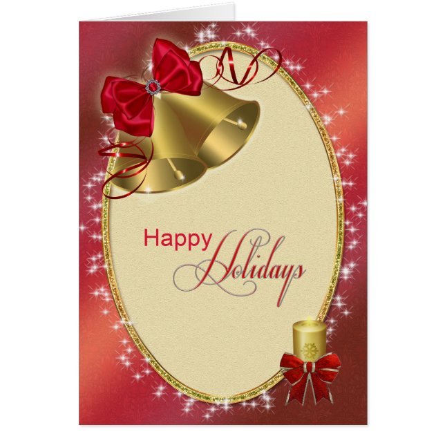 ベル付き「ハッピーホリデー」 (正面)