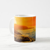 ベル島の夕焼けマグカップ コーヒーマグカップ (正面左)