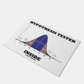 ベル曲線の統計ユーモア内の仮説テスタ ドアマット (アングル)