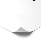 ベル曲線の考え（正規分布曲線） ポスター (角)