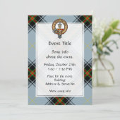 ベル氏の紋章のクラン・ベル・クレスト（家紋） 招待状 (スタンド正面)