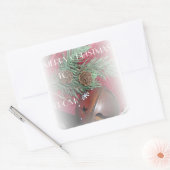 ベル素朴ギフトラベル スクエアシール (封筒)