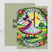 ベル賛美タン 招待状 (正面/裏面)