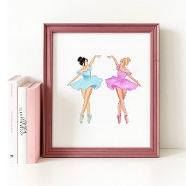 ベル踊りイラストレーション ポスター