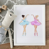 ベル踊りイラストレーション ポスター