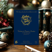 ベル魅力的付きエレガントのクリスマスパーティー 招待状
