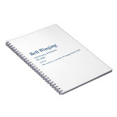 ベル鳴りの定義 ノートブック (右側)