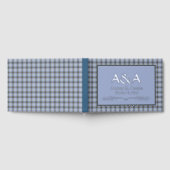 ベル・オブ縁どオリジナルスコティッシュタータンチェック ゲストブック (全面)