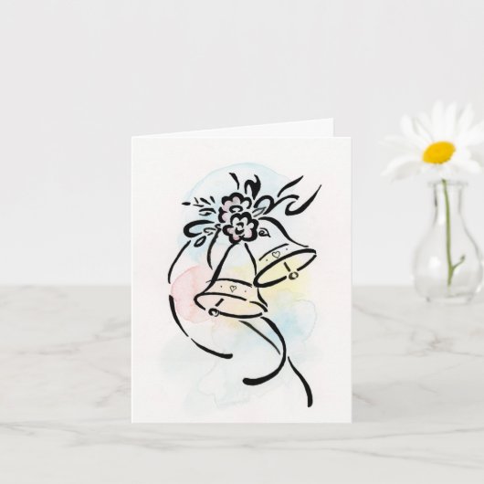 ベル カード (小さな植物)