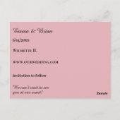 ベル ガーデン セーブ ザ デート  ポストカード (裏面)