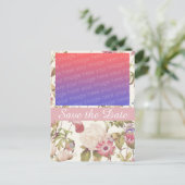 ベル・ジャーディン・セーブ・ザ・デート・ポストカード ポストカード (スタンド正面)