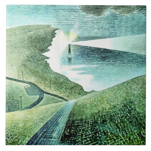 ベル・トゥー・ライト・ハウス・ビーチシー・ヘッド タイル (正面)