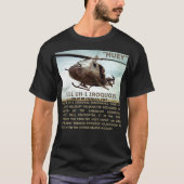 ベル UH-1 イロコイ "ヒューイ" Tシャツ (正面)