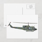 ベルUH-1N 455455 ポストカード (正面/裏面)