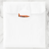 ベルX-1ロケット飛行機 ラウンドシール (バッグ)