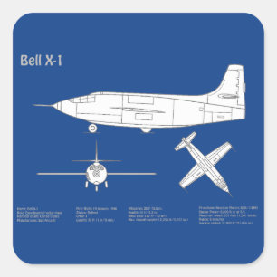 ベルX-1 – 飛行機の設計図プランABD スクエアシール