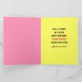 ベレおもしろいット誕生日 カード (内部)