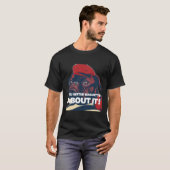 ベレおもしろいフランスのーbaguette pugPug愛のギフトClas Tシャツ (正面フル)