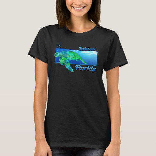 ベレエアフロリダスイミングウミガメ Tシャツ (正面)