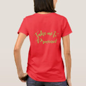 ベレットと脂肪鶏プロヴァンスに行きたい Tシャツ (裏面)