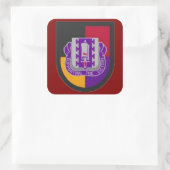 ベレットフラッシュとDUI 478th Civil Affairs Bn Stickers スクエアシール (バッグ)