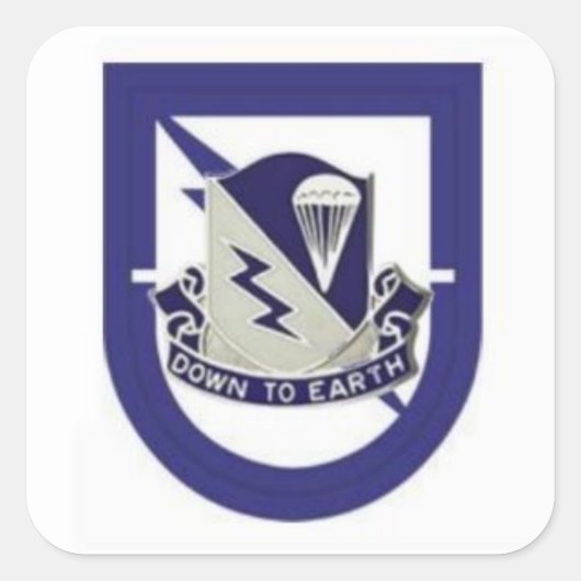 ベレットフラッシュ/DUI 1007年10月507歩兵歩兵シール スクエアシール (正面)