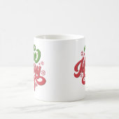 ベレトロメリーグルービークリスマスホリデー コーヒーマグカップ (中央)