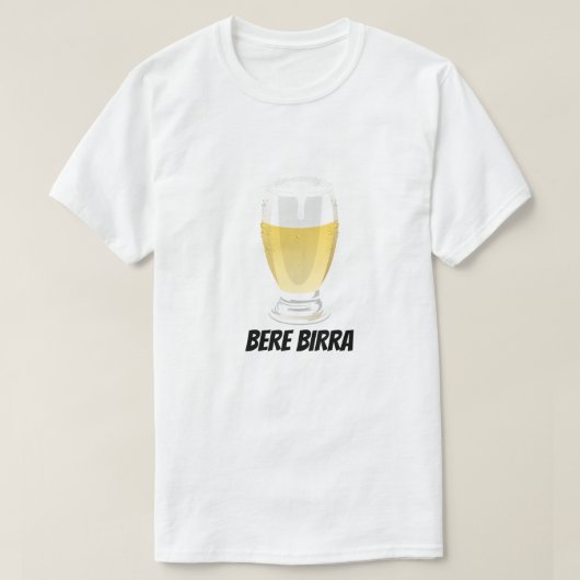 ベレビラ |ビールTシャツのドリンク Tシャツ (デザイン正面)
