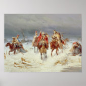 ベレフランスのジナ川を渡る力 ポスター (正面)