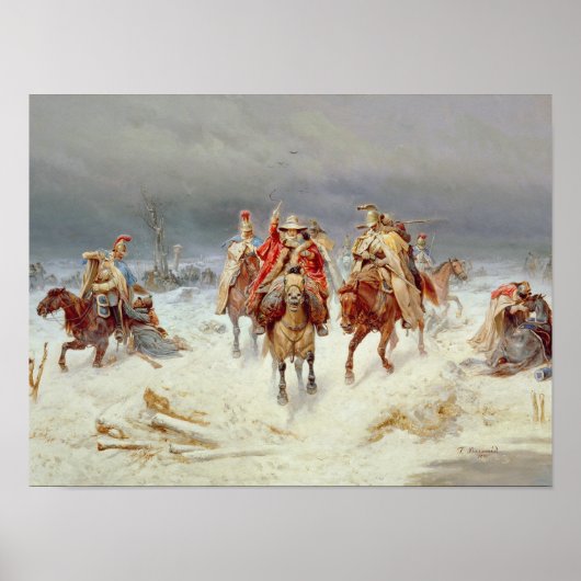 ベレフランスのジナ川を渡る力 ポスター (正面)