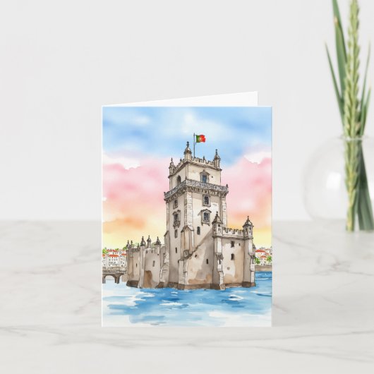 ベレムタワーリスボンポルトガル カード (正面)