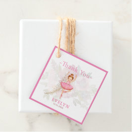 ベレリナダンサー |ピンクフローラバレエ誕生日 フェイバータグ