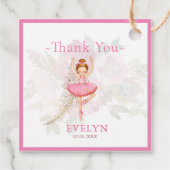 ベレリナダンサー |ピンクフローラバレエ誕生日 フェイバータグ (裏面)