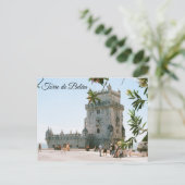 ベレンの塔 ベレンの塔 リスボン ポルトガル ポストカード (スタンド正面)