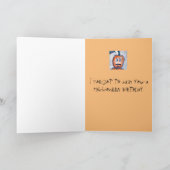 ベレーテッドハロウィン誕生日ウィッシュ カード (内部)