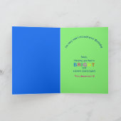 ベレーテッド誕生日、カリコキャット、万華鏡のように千変万化するパターングループ カード (内部)