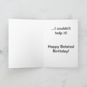 ベレート誕生日スタンローレルカード カード (内部)