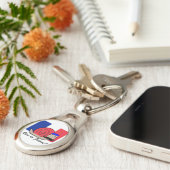 ベレーフランスのトのバスティーリデイカタツムリ キーホルダー (側面)