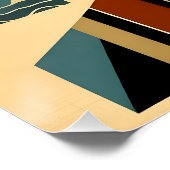 ベレーモダントを着た中世紀美術の男 ポスター (コーナー)