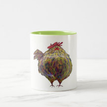 ベレー帽を身に着けている脂肪質の鶏