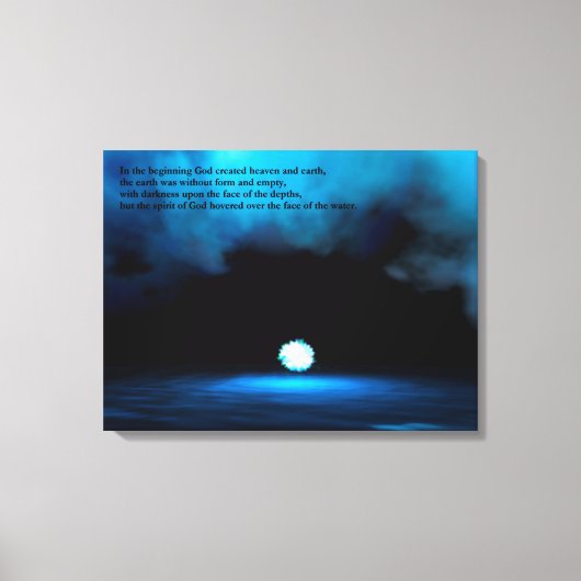 ベレー帽 – 最初に キャンバスプリント (正面)